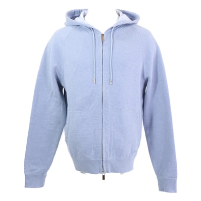 ディオール 国内正規 美品 113M221AT225 コットンxカシミヤ オブリーク ジップパーカ フード付き トラックジャケット L