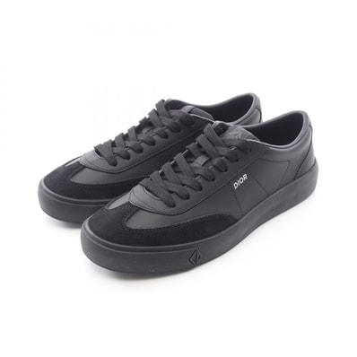 ディオール Dior B101 CD Diamond スニーカー 靴 レザー スウェード レディース ブラック系 【中古】