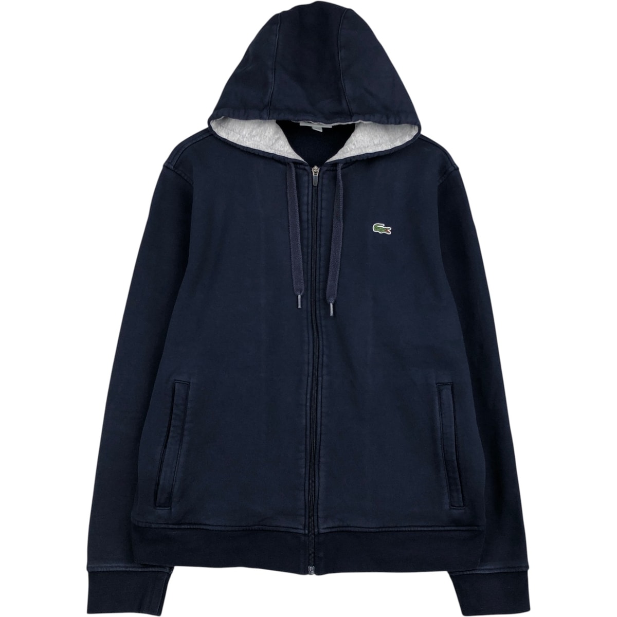 古着 ラコステ LACOSTE SPORT スウェットフルジップパーカー 6 メンズXL相当/eaa631044