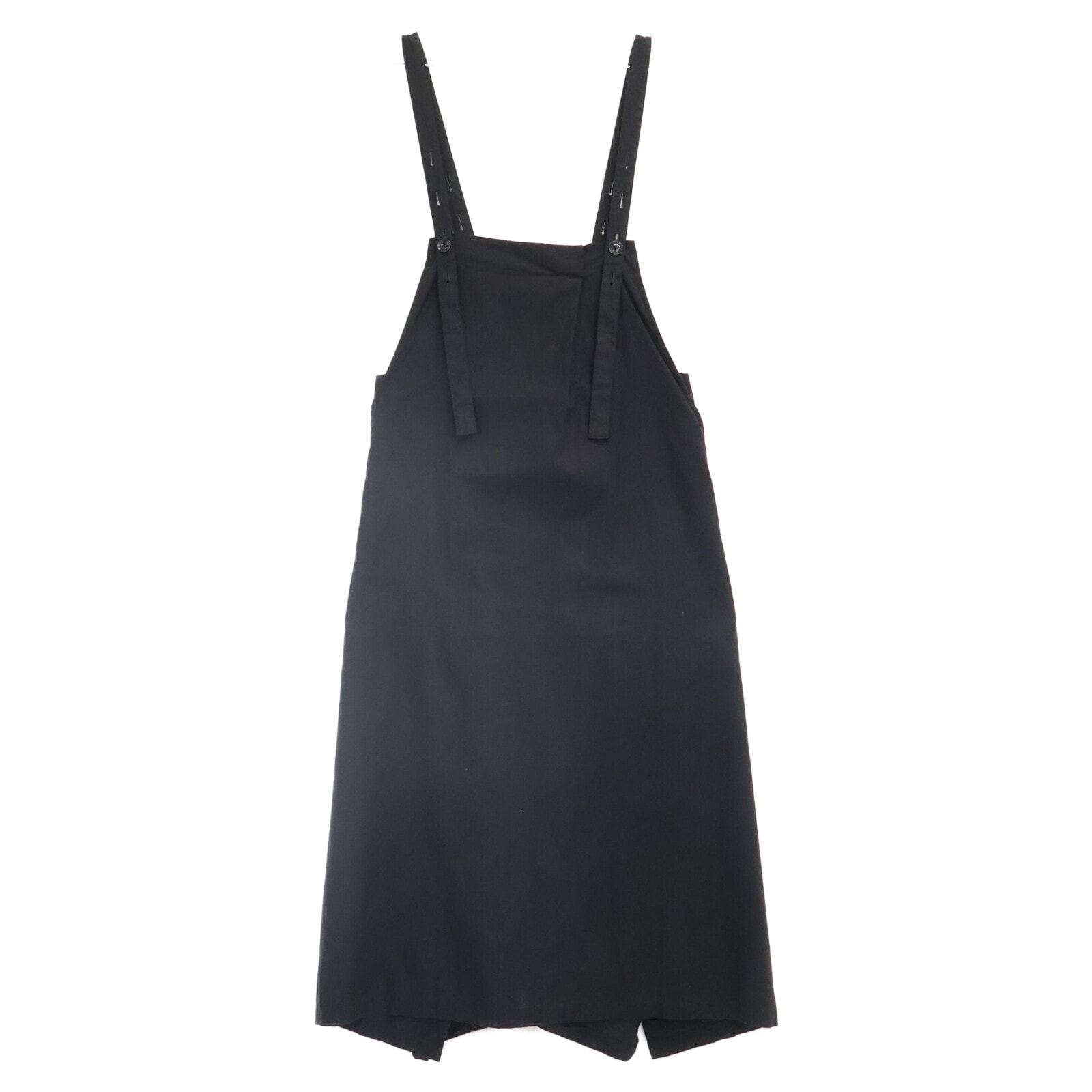 ワイズ ブラック YG-D84-003 コットン ジャンパードレス サロペット 1