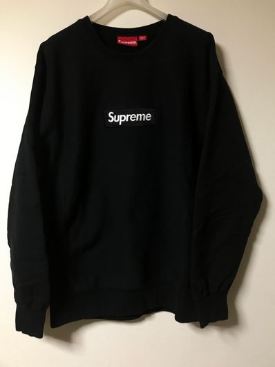 Supreme Box Logo Crewneck Sweatshirt "Black" (18FW)