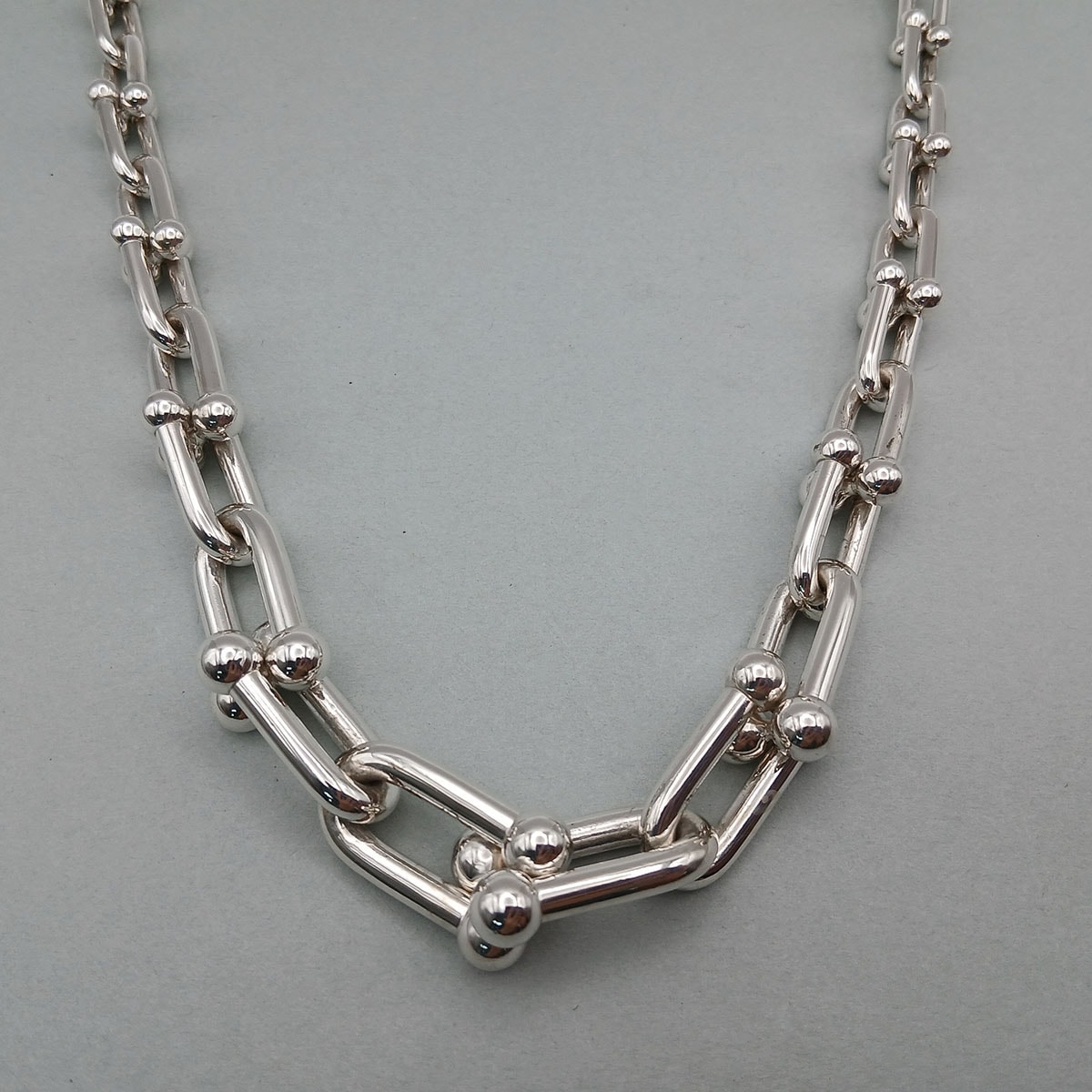 TIFFANY&Co. ティファニー ハードウェア グラジュエイテッド ネックレス ネックレス 60153092 シルバー925 シルバー  レディース【中古】