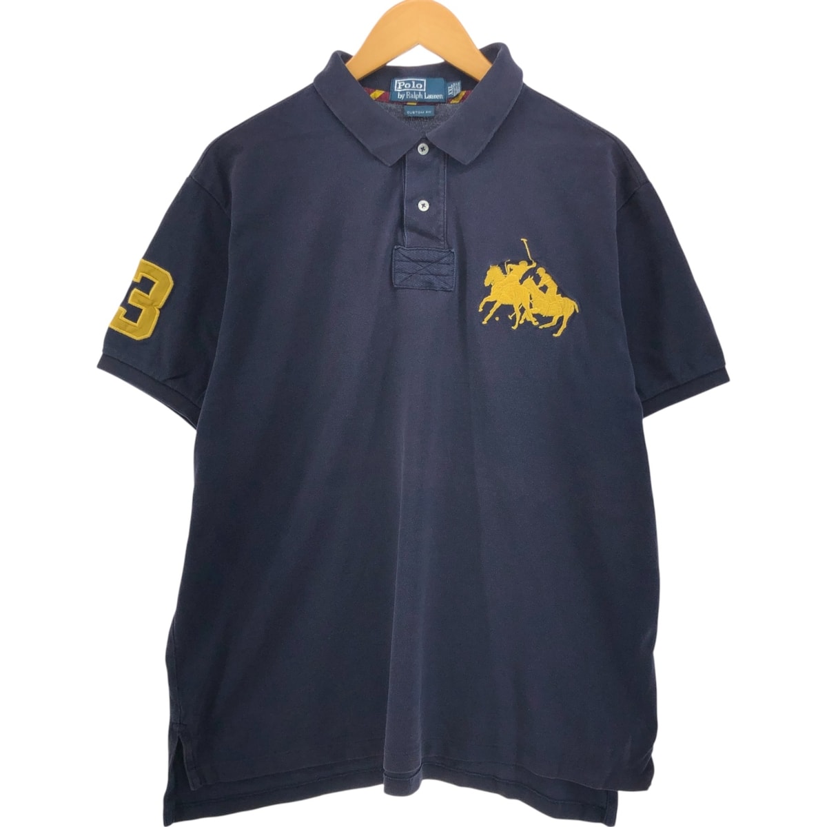 古着 ラルフローレン Ralph Lauren POLO by Ralph Lauren CUSTOM FIT 半袖 ポロシャツ メンズXXL相当/eaa543804