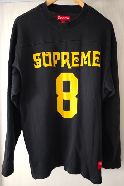 Supreme Affiliated L/S Football Top "Black"