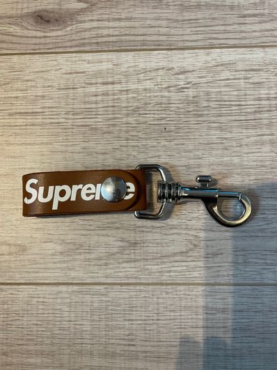 Supreme Leather Key Loop "Brown"