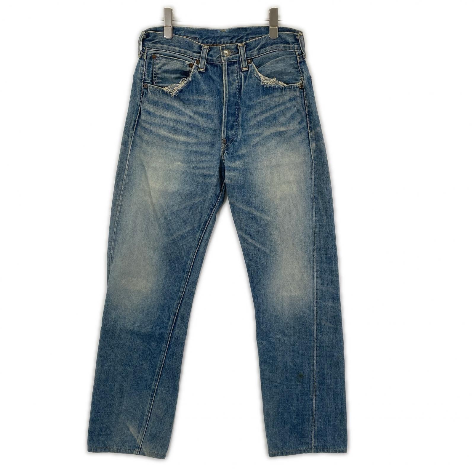 リーバイス 37501-006 インディゴ 37年復刻 シンチバック 501 ストレートデニムパンツ 32