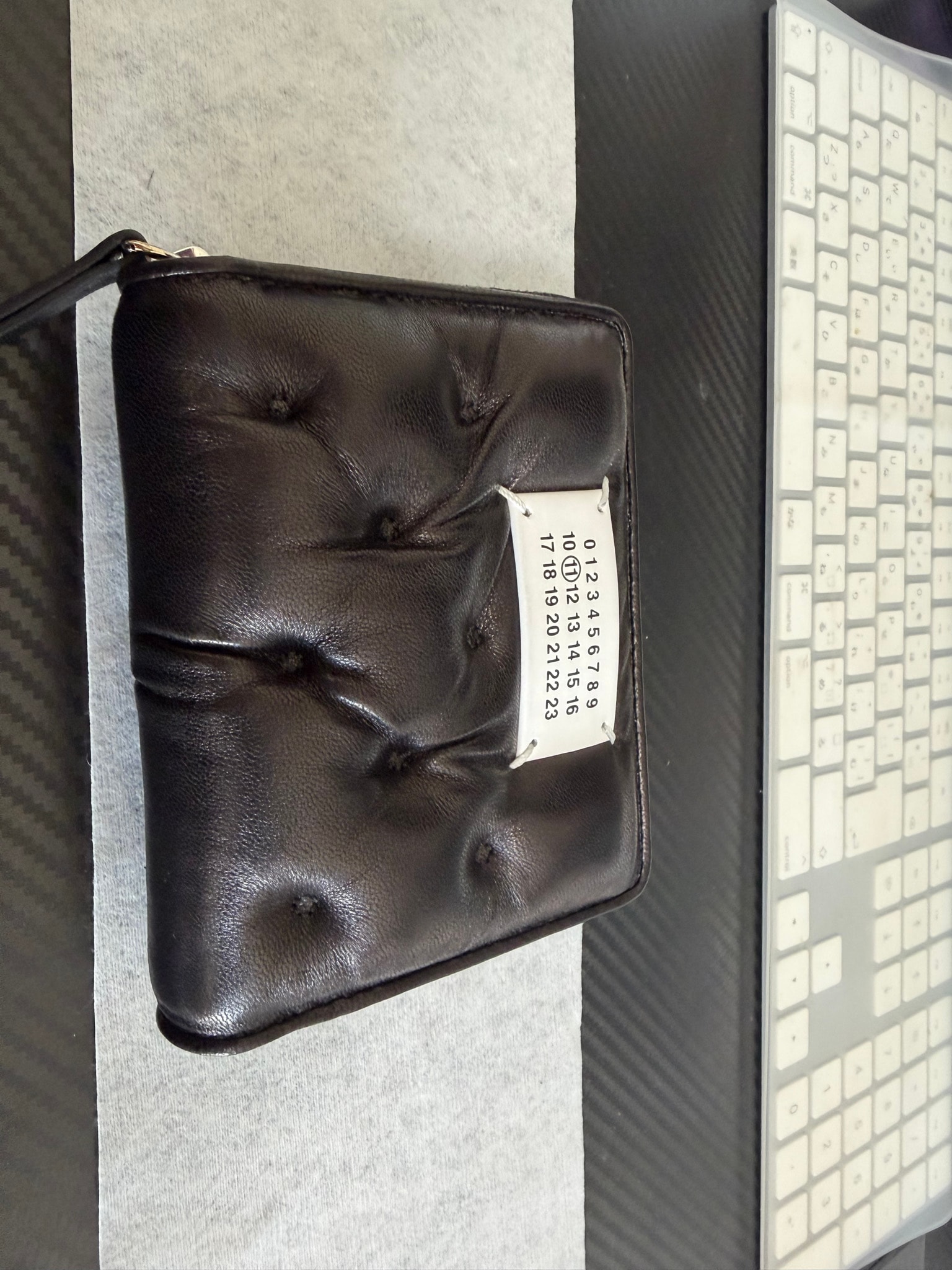 Maison Margiela Glam Slam Embroidered Wallet Small "Black"