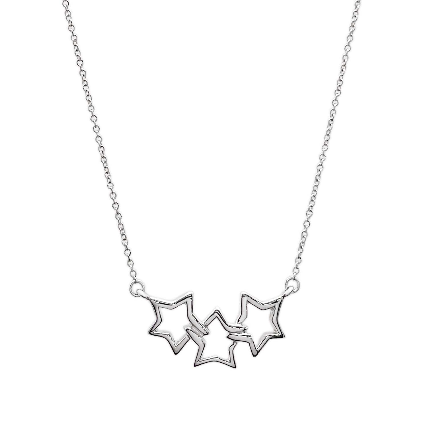 TIFFANY&Co. ティファニー トリプルスター ネックレス
SV925 シルバー 新品仕上済 レディース
【中古】