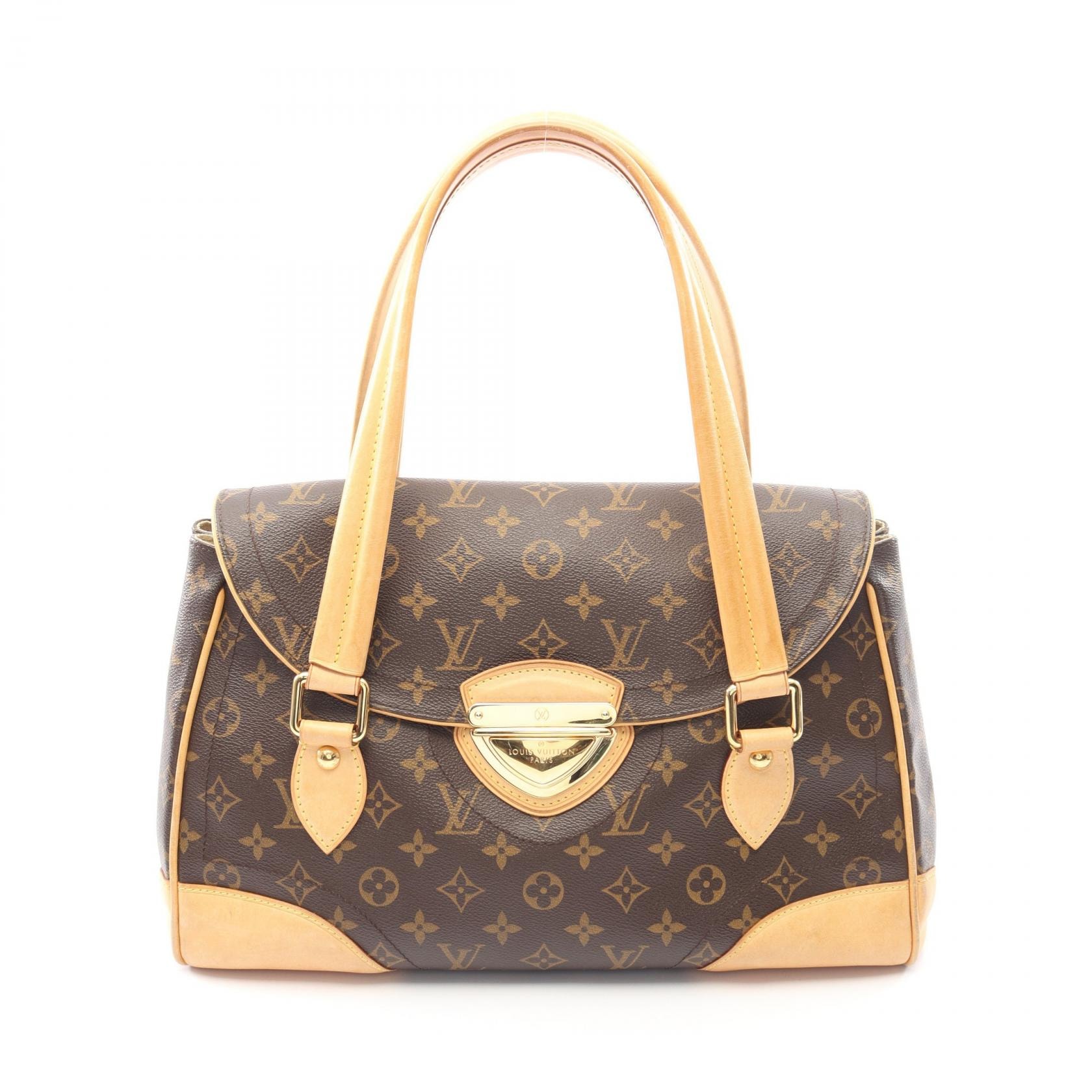 ルイ・ヴィトン LOUIS VUITTON ビバリーGM ショルダーバッグ バッグ PVCコーティングキャンバス レザー モノグラム レディース ブラウン系 M40120 【中古】