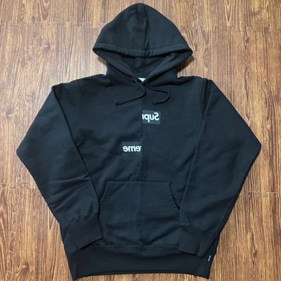 Supreme / Comme des Garçons SHIRT® Split Box Logo Hooded Sweatshirt "Black"
