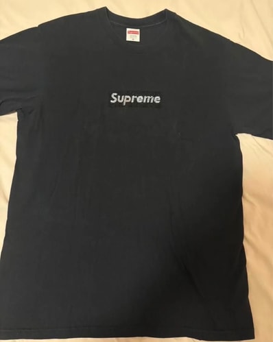 Supreme / Swarovski® Box Logo Tee "Black"