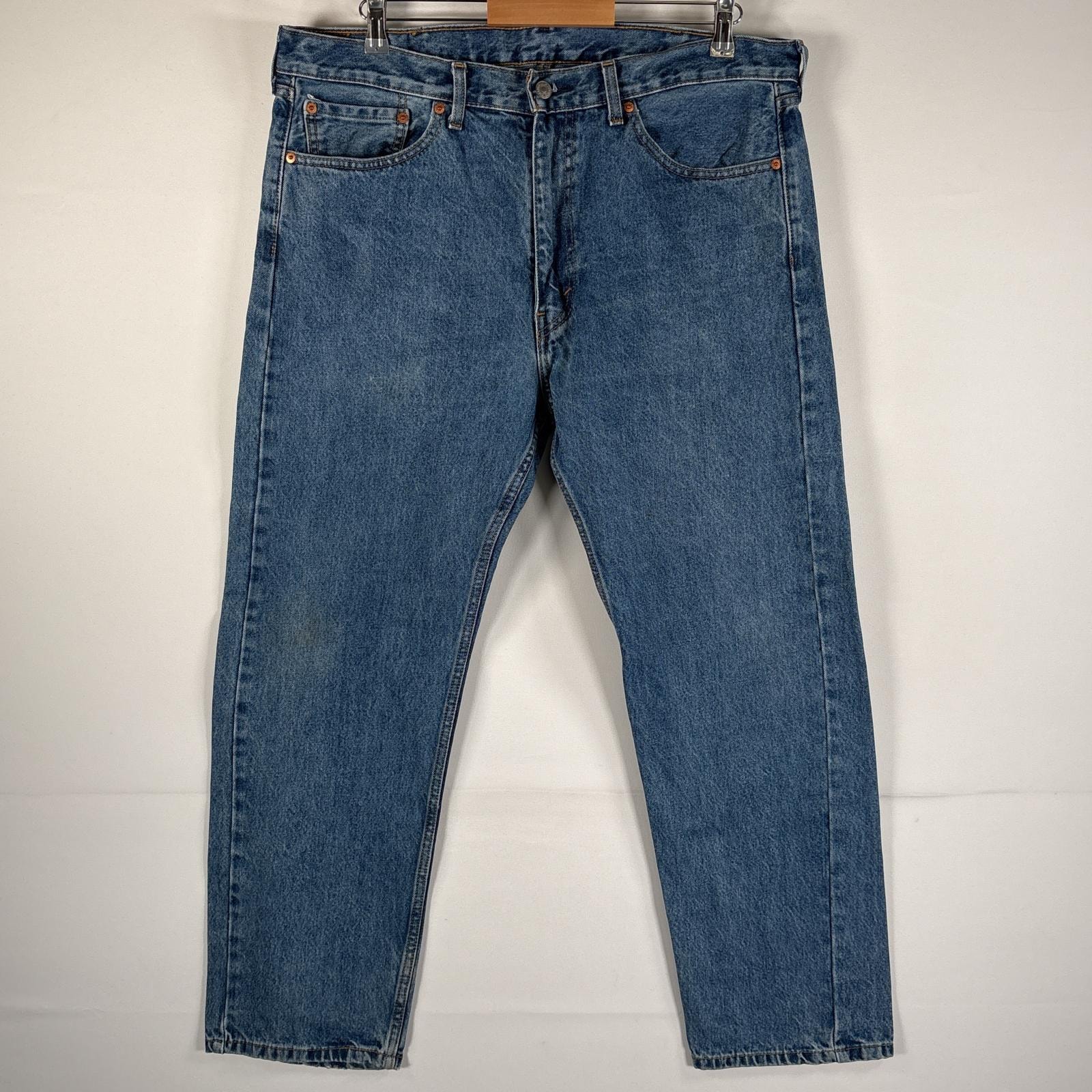 古着 リーバイス Levi's デニムパンツ 505 ブルーデニム ジーンズ ジーパン ストレート 大きいサイズ w38 L30 インディゴブルー メンズ
