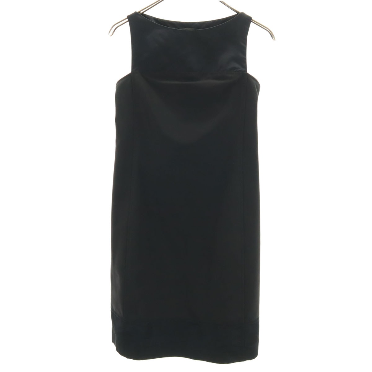 PRADA プラダ イタリア製 ノースリーブ ワンピース 38 ブラック