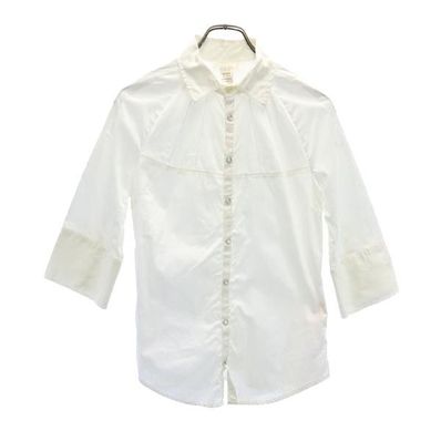 DIESEL ディーゼル 7分袖 シャツ M 白系