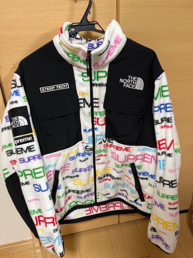 Supreme x The North Face Steep Tech Fleece Jacket "White"