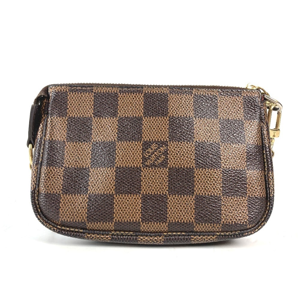ルイヴィトン LOUIS VUITTON T&B ミニ ポシェット アクセソワール N58011 ダミエ カバン アクセサリーポーチ チェーン ハンドバッグ ダミエキャンバス エベヌ ブラウン