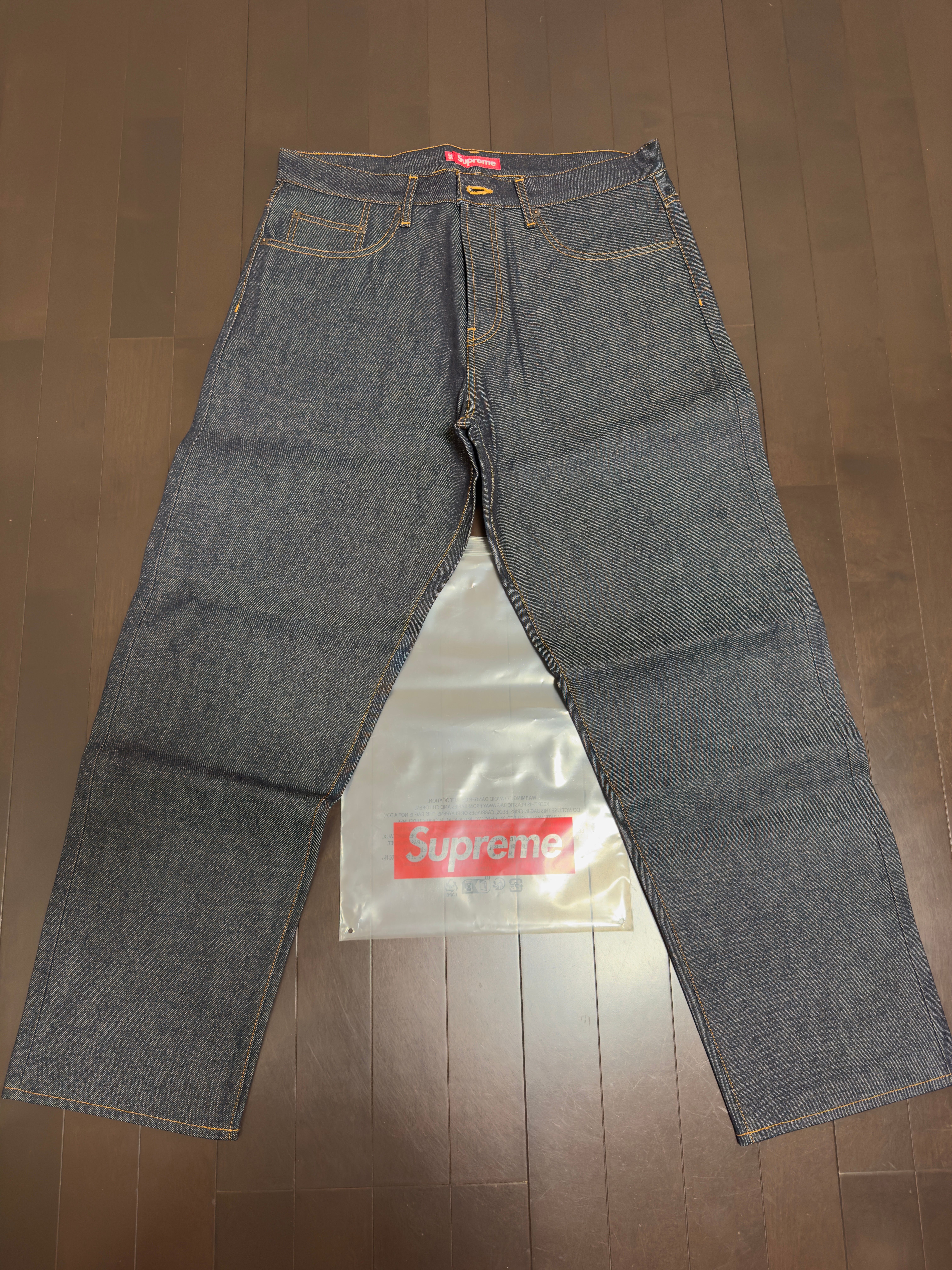 Supreme Rigid Loose Fit Selvedge Jean "Rigid Indigo"