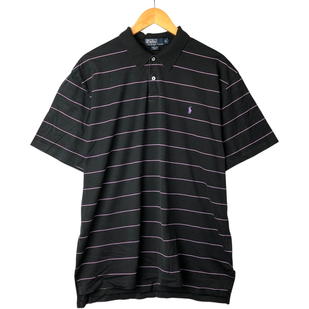 古着 ラルフローレン Ralph Lauren POLO by Ralph Lauren 半袖 ボーダー ポロシャツ メンズXL相当/eaa572806