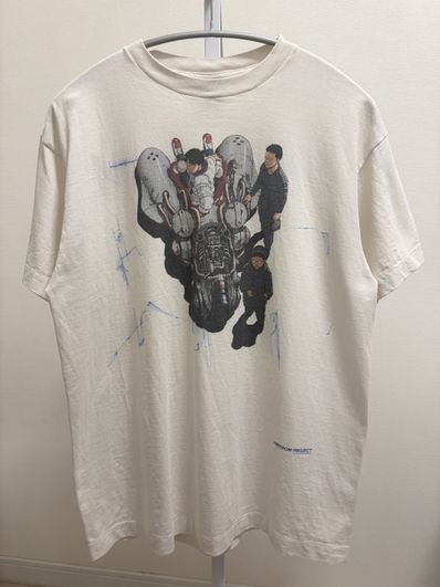 SAINT Mxxxxxx 24SS x FREEDOM Bike Short Sleeve T-Shirt "White"