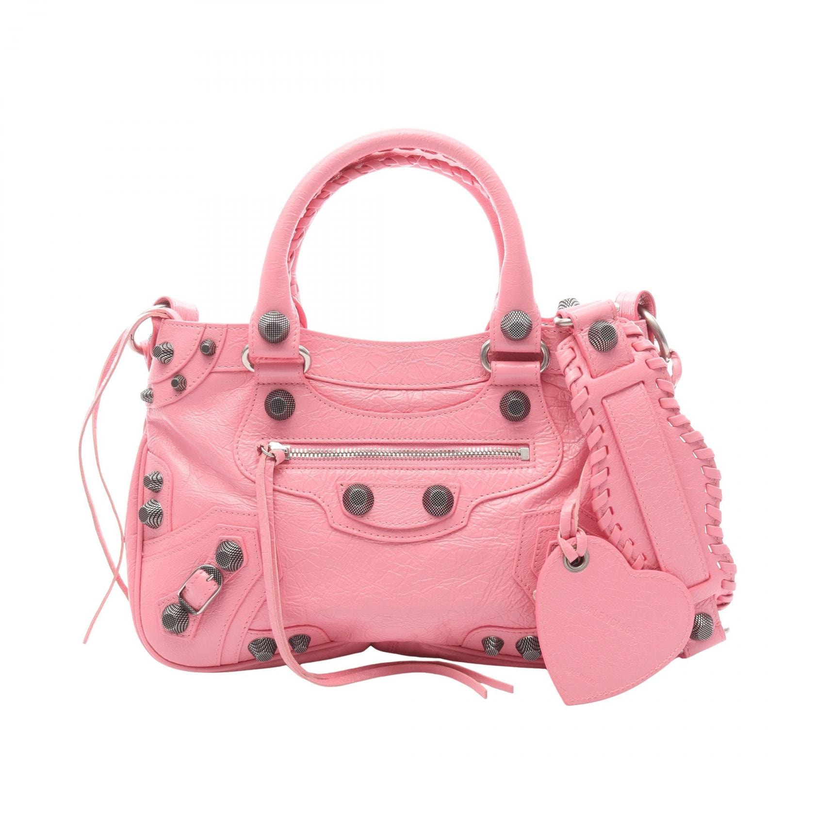 バレンシアガ BALENCIAGA Neo Cagole Tote M ハンドバッグ バッグ レザー レディース ピンク系 7515211VG9Y5812 【新品】