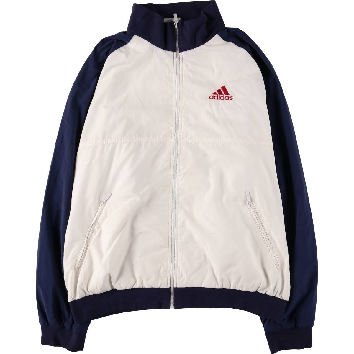 古着 80~90年代 アディダス adidas バックロゴ ウインドブレーカー メンズL相当 ヴィンテージ/eaa571783