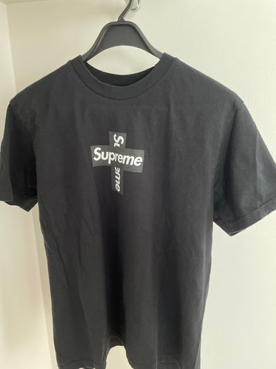 Supreme Cross Box Logo Tee "Black"