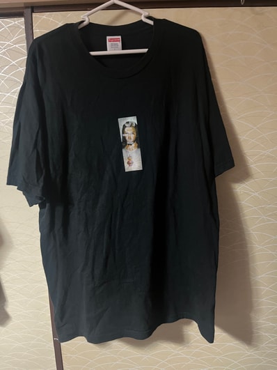 Supreme Prayer Card Box Logo Tee "Black"