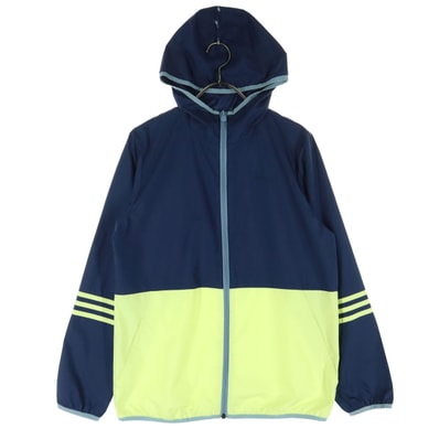 adidas NEO アディダスネオ ワンポイントロゴ 長袖 ウインドブレーカー M ネイビー