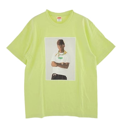 Supreme シュプリーム Tシャツ 24AW Tyler The Creator Tee タイラーザクリエイター フォト Tシャツ ペールミント グリーン系 L【美品】【中古】