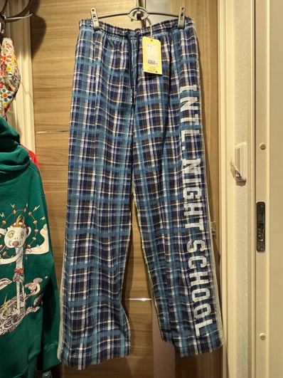 HERONPRESTON x H&M H2 Flannel Pants "Blue/Check"