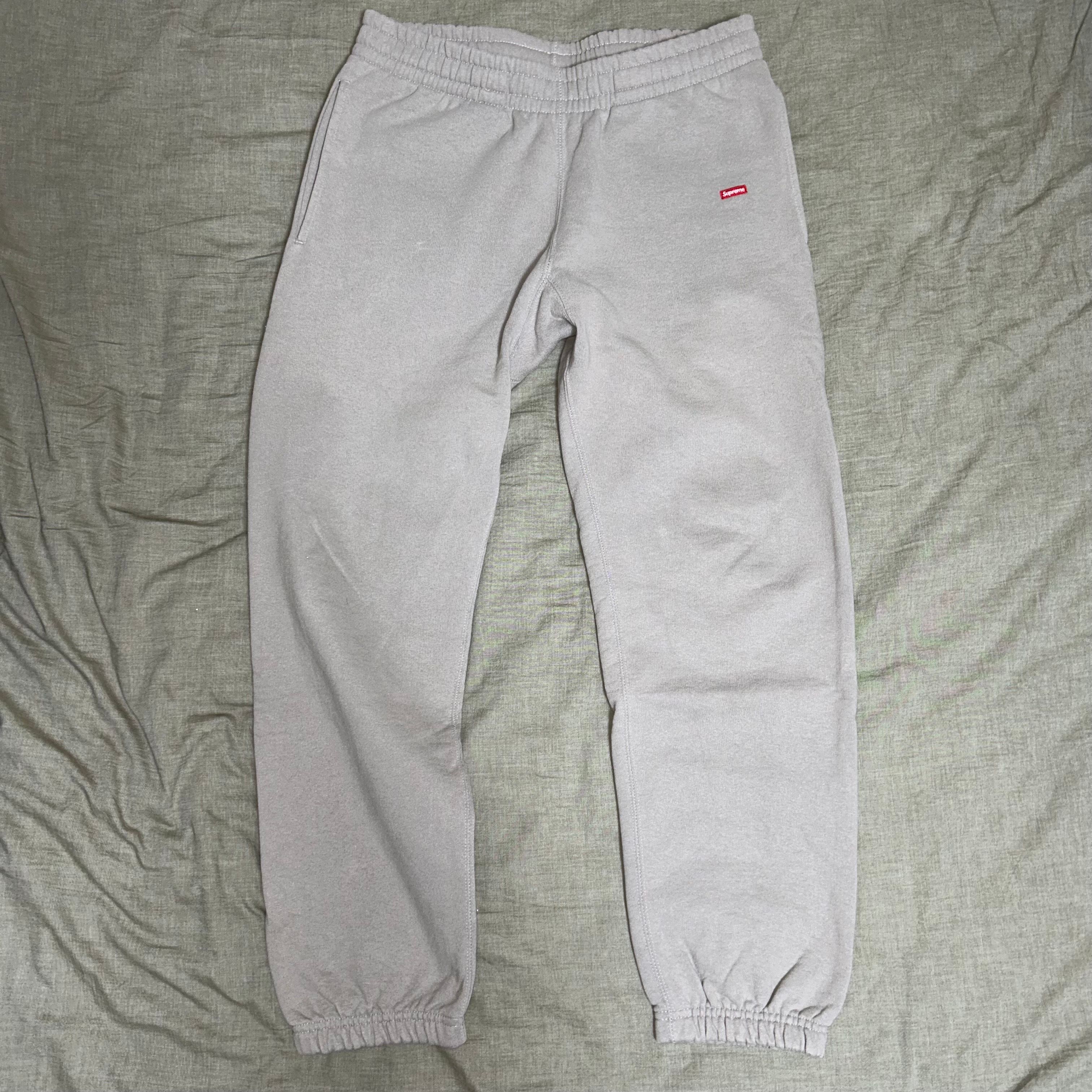 Supreme Small Box Sweatpant "Grey"(22SS)