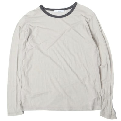 JOURNAL STANDARD relume ジャーナルスタンダード レリューム 25SS シアークルーネックリンガーロングTシャツ 25070462816010 Free グレー 長袖 トップス g27024