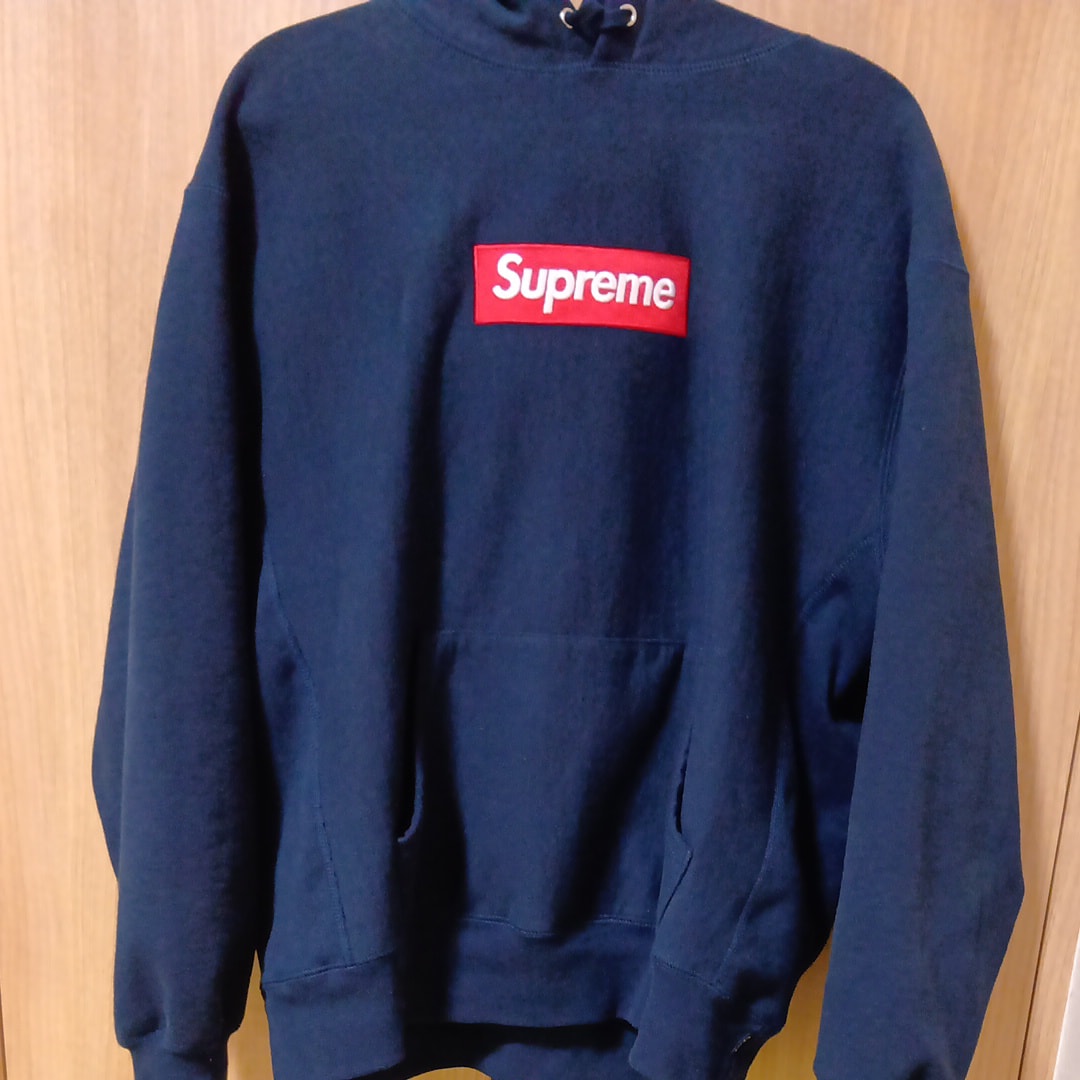 Supreme Box Logo Hooded Sweatshirt "Navy" (24FW)
