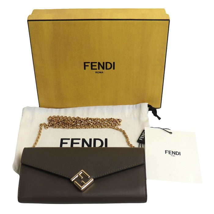 A (未使用に近い)】FENDI フェンディ FF ダイヤモンド チェーン A (未使用に近い)】FENDI フェンディ FF ダイヤモンド チェーン