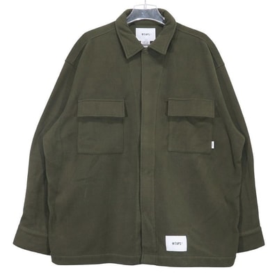 WTAPS OBJ / LS / Poly Fleece "Olive Drab"