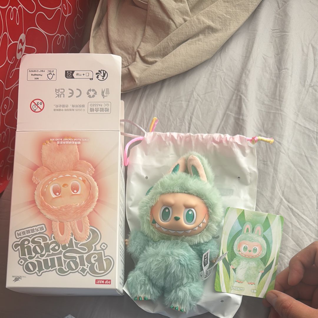 POP MART THE MONSTERS (LABUBU) Big into Energy Series Plush Pendant SERENITY