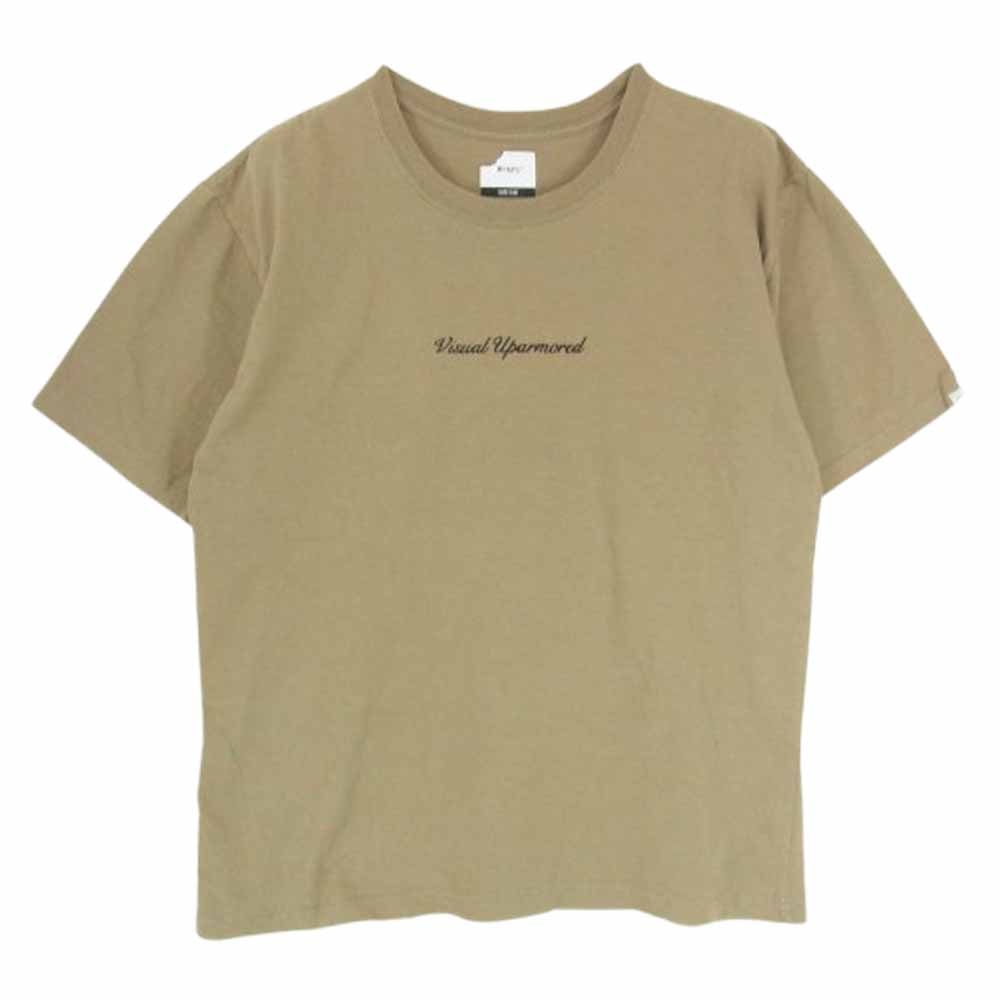 WTAPS ダブルタップス Tシャツ 20SS W SCREEN SS TEE ロゴ プリント 半袖 Tシャツ カーキ系 X02【中古】