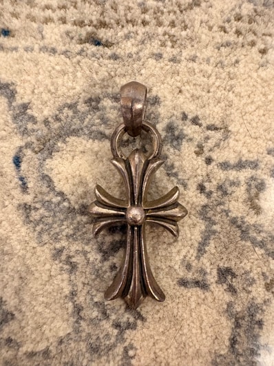 Chrome Hearts CH Cross Small W Bale "Silver"