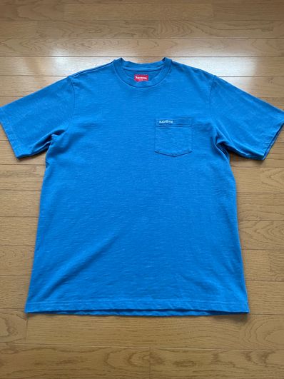 Supreme S/S Pocket Tee "Blue"(21SS)