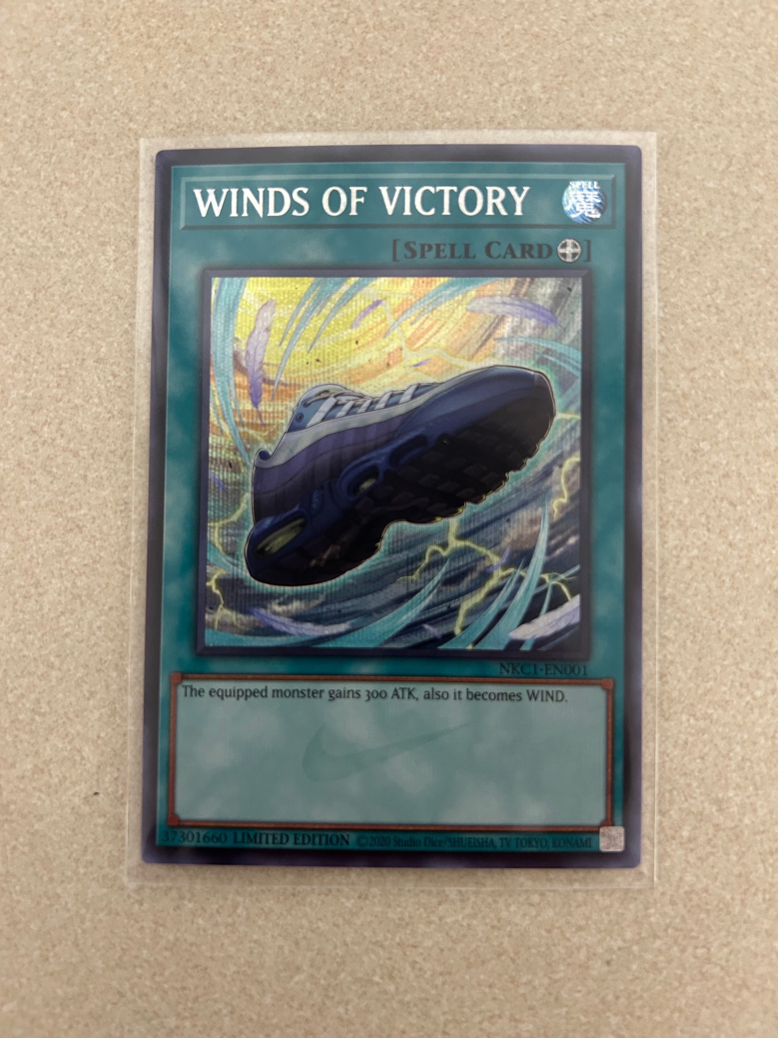 WINDS OF VICTORY エアマックス付属カード WINDS OF VICTORY SE [NKC1-EN001](遊戯王 x ナイキ エアーマックス 95