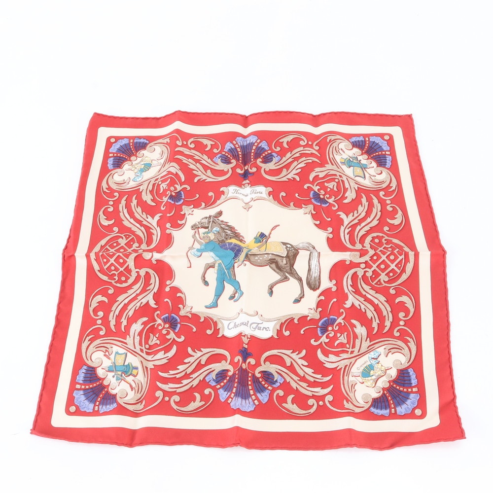 ■極美品 エルメスカレ Cheval Turc トルコの馬 レッド