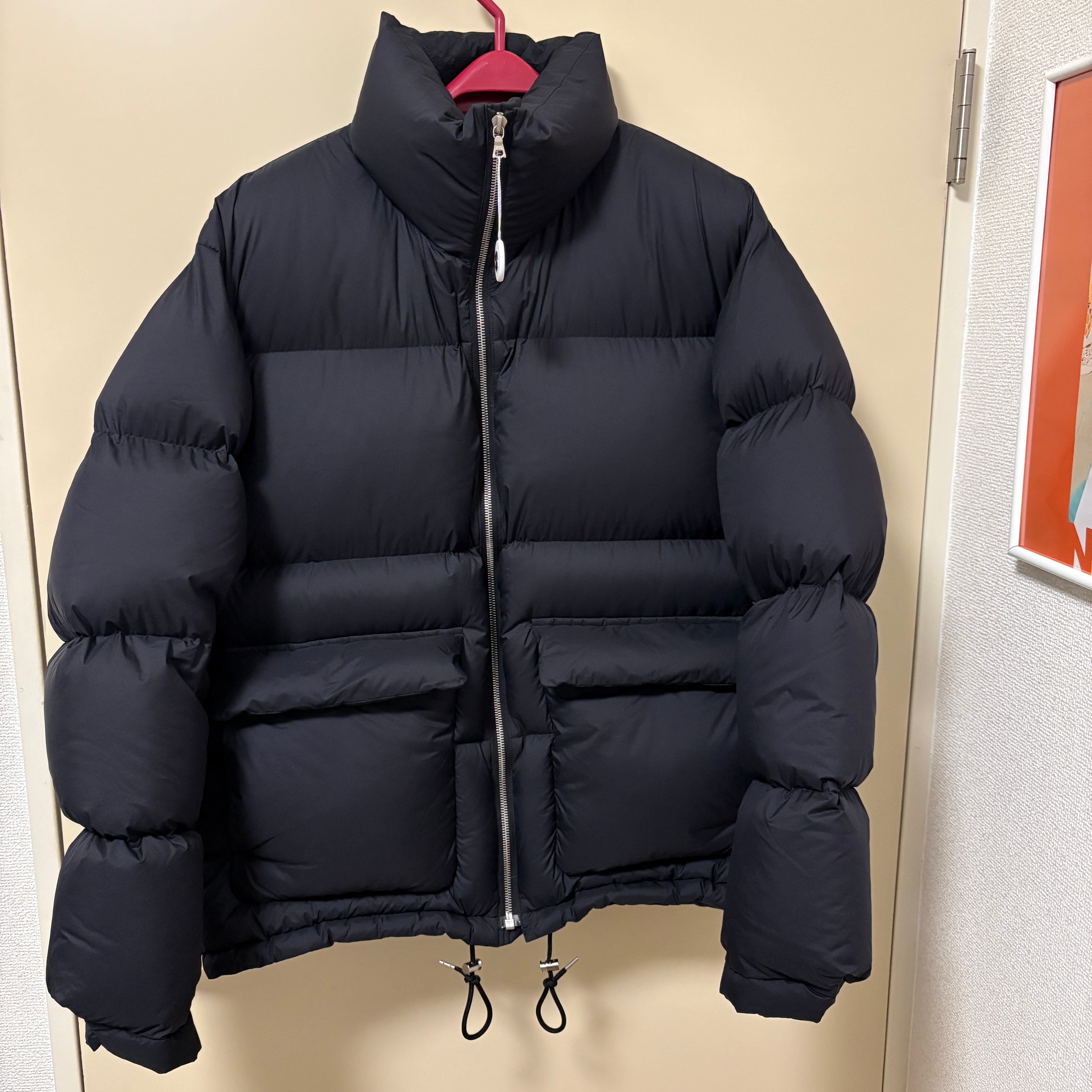 AURALEE Super Light Nylon Ripstop Down Blouson "Black"