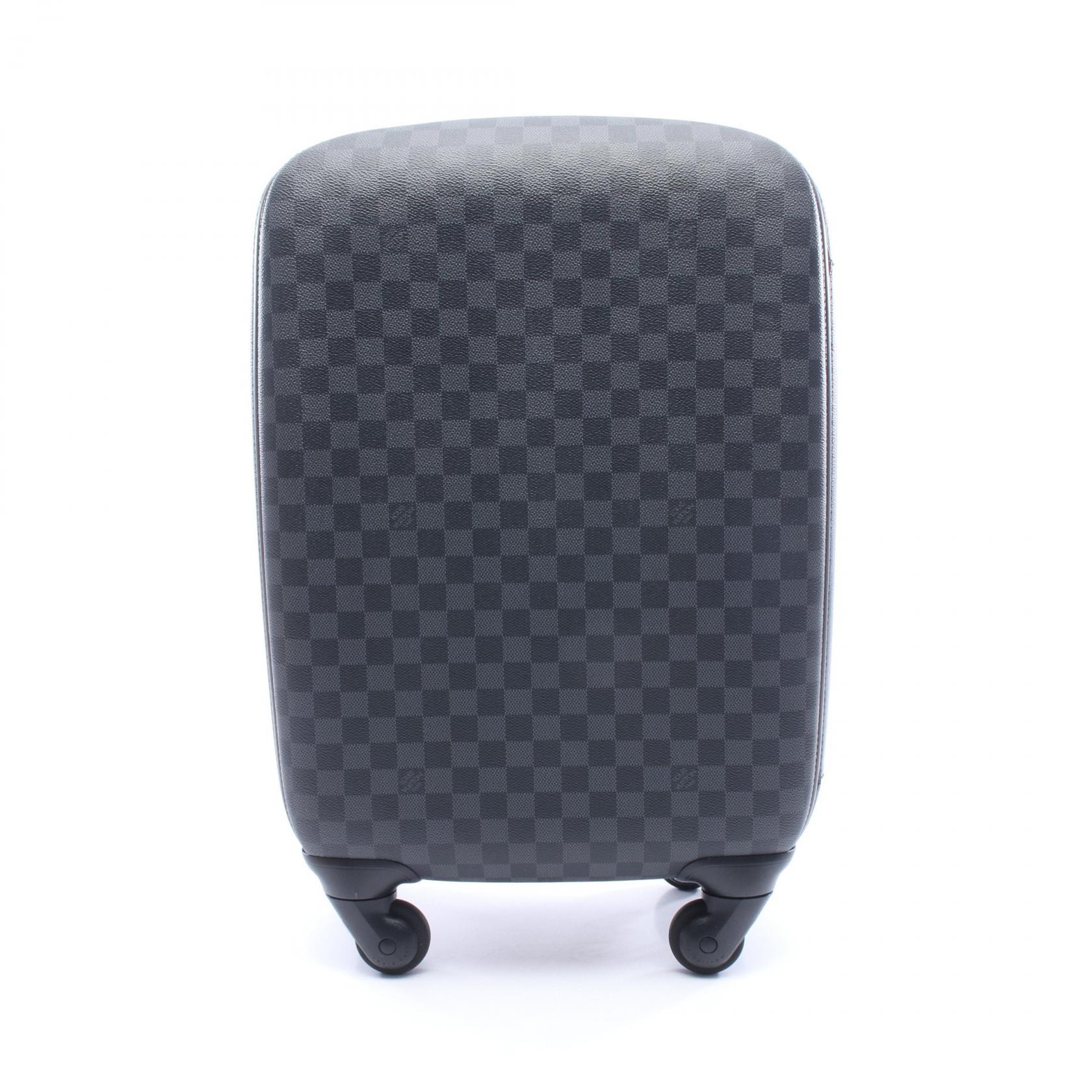 ルイ・ヴィトン LOUIS VUITTON ゼフィール55 キャリーバッグ バッグ PVCコーティングキャンバス レザー ダミエ・グラフィット メンズ ブラック系 N23005 【中古】