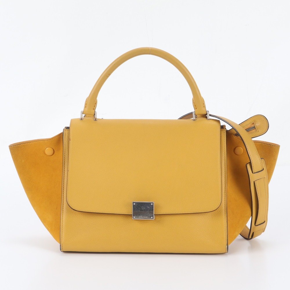 ■美品 セリーヌトラペーズ スモールショルダーバッグ レザー
