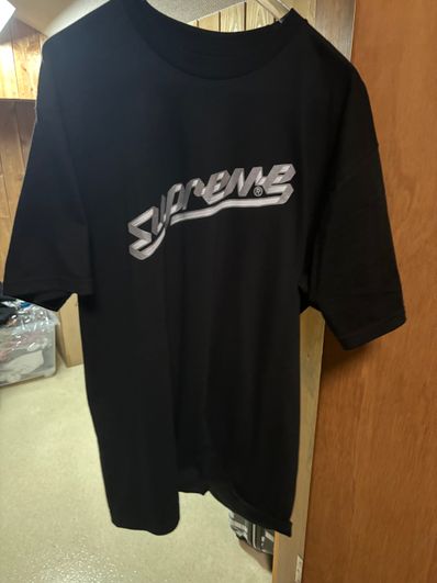 Supreme Banner Tee "Black"