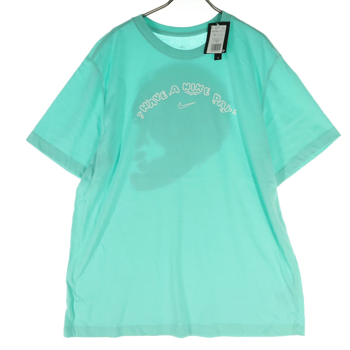 未使用 NIKE ナイキ バックプリント 半袖 Tシャツ 2XL ブルー