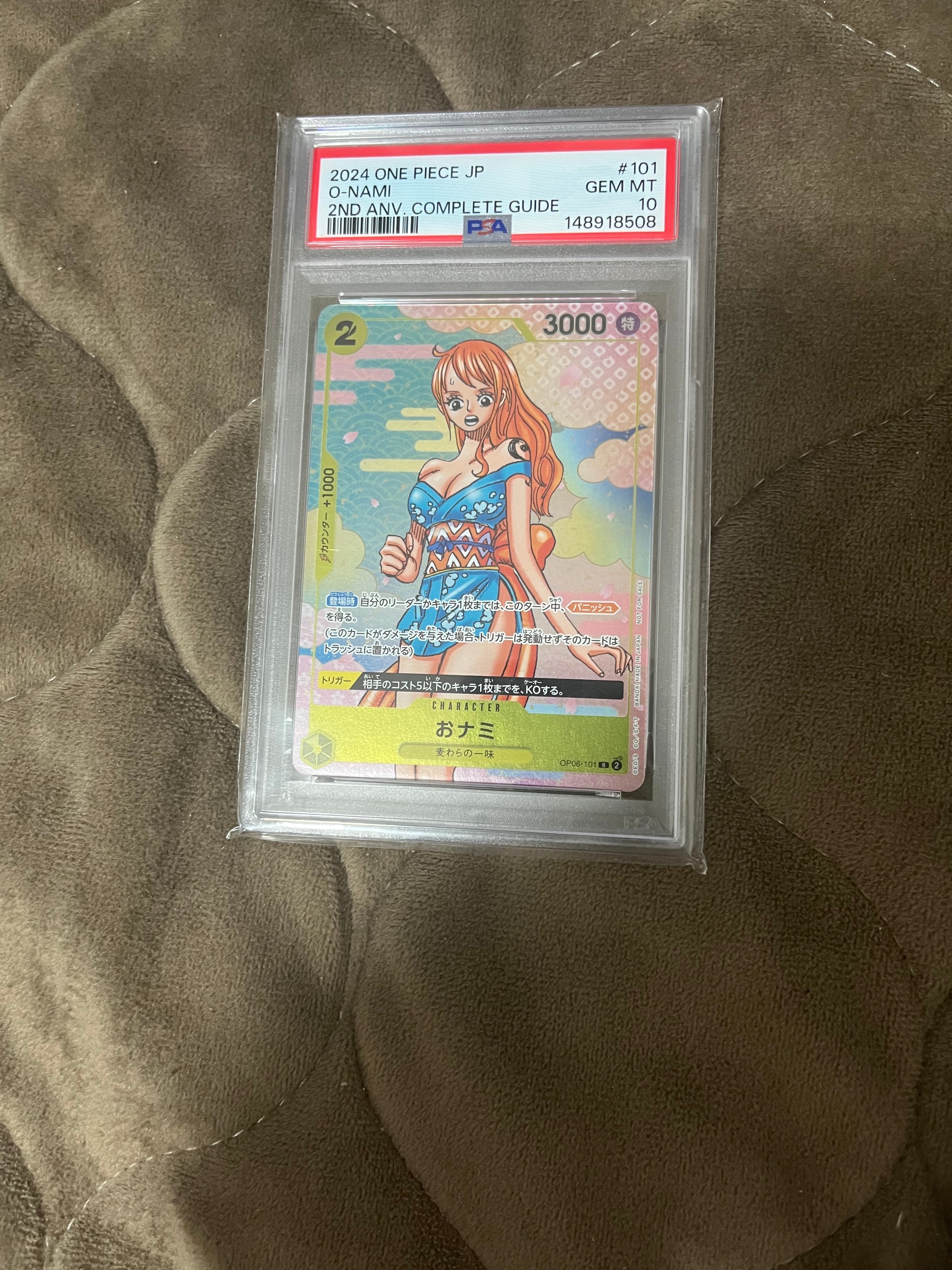 PSA10】おナミ R [OP06-101](プロモーションカード「ONE PIECE CARD