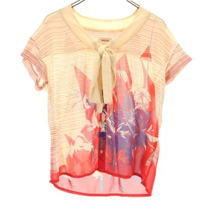 DIESEL フレンチスリーブ シアー ブラウス