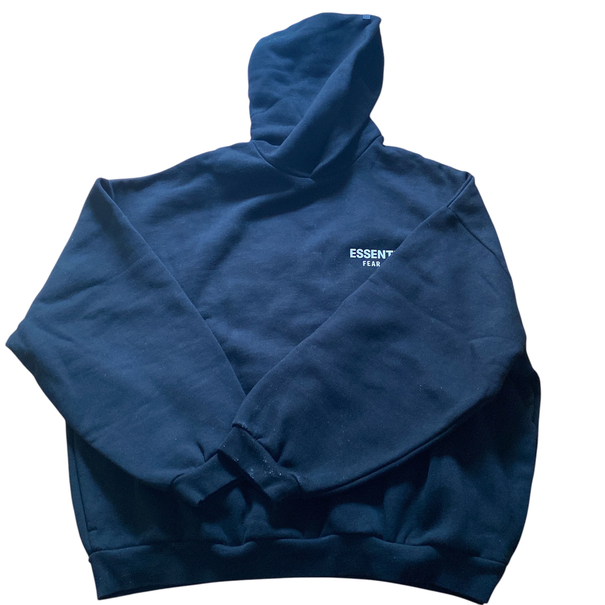 FEAR OF GOD Essentials Fleece Hoodie "Black"