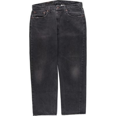 古着 90年代 リーバイス Levi's 505-0260 REGULAR FIT STRAIGHT LEG ブラックデニム テーパードデニムパンツ USA製 メンズw37相当 ヴィンテージ/eaa634290